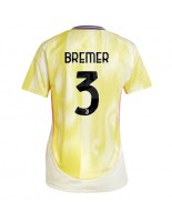 Juventus Gleison Bremer #3 Bortedrakt Dame 2024-25 Korte ermer